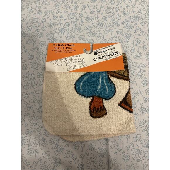 Canon Other - Vintage New Retro Cannon Merry Mushroom Kitchen Towel Dish Cloth NEW